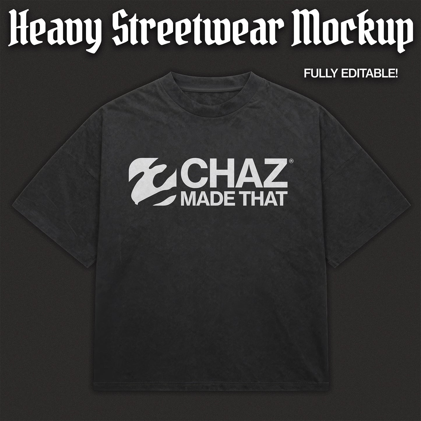 Heavy Streetwear Mockup