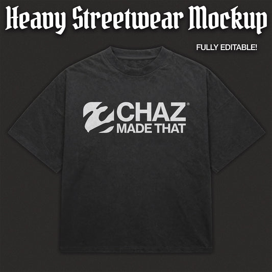 Heavy Streetwear Mockup